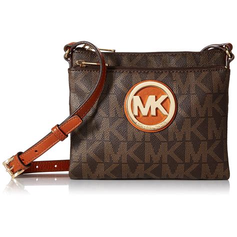 large brown michael kors fulton bag|Michael Kors fulton large crossbody.